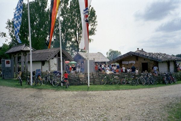 Blick auf das Keltengeh�ft